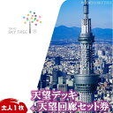 【ふるさと納税】【有効期限：2024年10月31日】東京 スカイツリー 展望台 入場引換券 天望デッキ ・ 天望回廊セット券 大人 1枚 有効期間 6ヶ月 （2024.5.1～2024.10.31） TOKYO SKYTREE 墨田区　【 チケット 入場券 優待券 】　お届け：2024年4月25日～4月30日