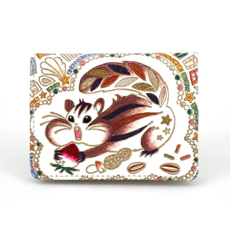 【ふるさと納税】【文庫屋大関】箱まち小銭入れ くいしんぼリス【皮革工芸品】 革製品 工芸品 民芸品 牛革 財布 小銭入れ 小物入れ お祝い ギフト プレゼント ...