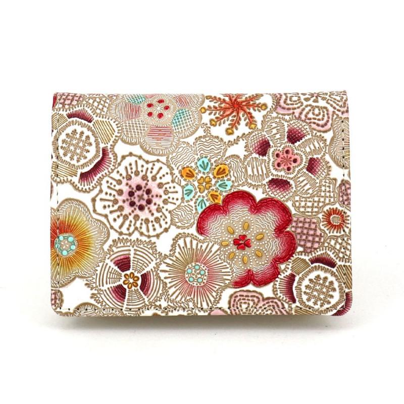 【ふるさと納税】【文庫屋大関】箱まち小銭入れ 春らんまん〈茜〉【皮革工芸品】 革製品 工芸品 民芸品 牛革 財布 小銭入れ 小物入れ お祝い ギフト プレゼント...