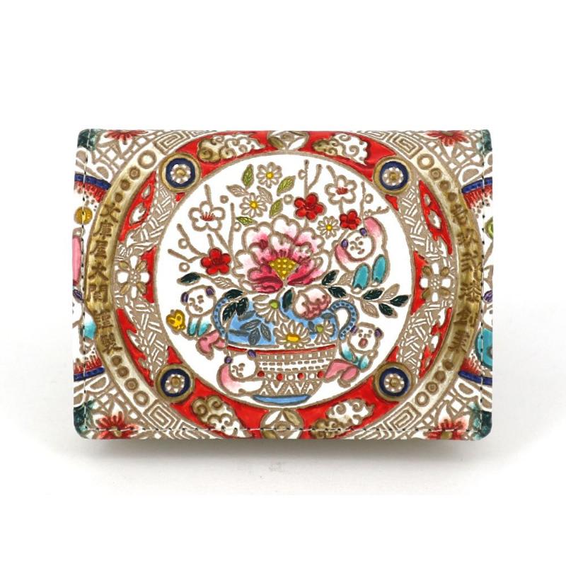 【ふるさと納税】【文庫屋大関】箱まち小銭入れ 唐子【皮革工芸品】 革製品 工芸品 民芸品 牛革 財布 小銭入れ 小物入れ お祝い ギフト プレゼント 墨田区 東...