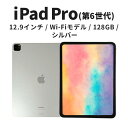 【ふるさと納税】【数量限定】Apple iPad Pro 12.9インチ 128GB Wi-Fiモデル 第6世代 シルバー