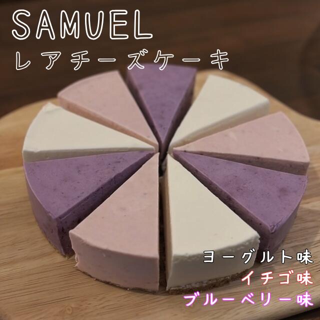 【ふるさと納税】SAMUEL アソートレアチーズケーキ お菓子 スイーツ ケーキ デザート ヨーグルト味 イチゴ味 ブルーベリー味 おやつ カフェタイム 個包装 東京都 墨田区