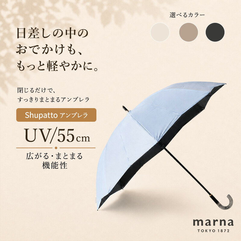 【ふるさと納税】Shupatto アンブレラ UV 55cm 傘 かさ シュパット レディース メンズ 男女兼用 晴雨兼用 雨傘 長傘 日傘 墨田区 東京都