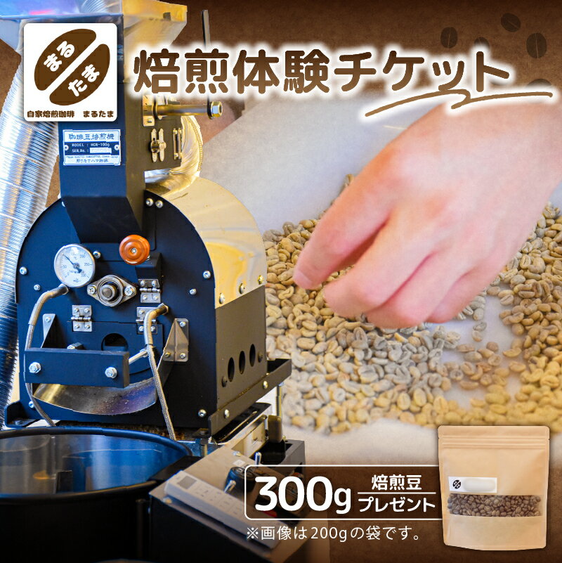 焙煎体験チケット+焙煎豆300gプレゼント 東京都 江東区 焙煎 体験 コーヒー 珈琲 自家焙煎 チケット 焙煎機 コーヒー豆 持ち帰り 送料無料