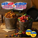 【ふるさと納税】【2個セット】とにかく濃い!二度漬け!キャラメルポップコーン!×1&甘塩カラフルケトルコーン!×1 ポップコーン カラフル キャラメル スイーツ...