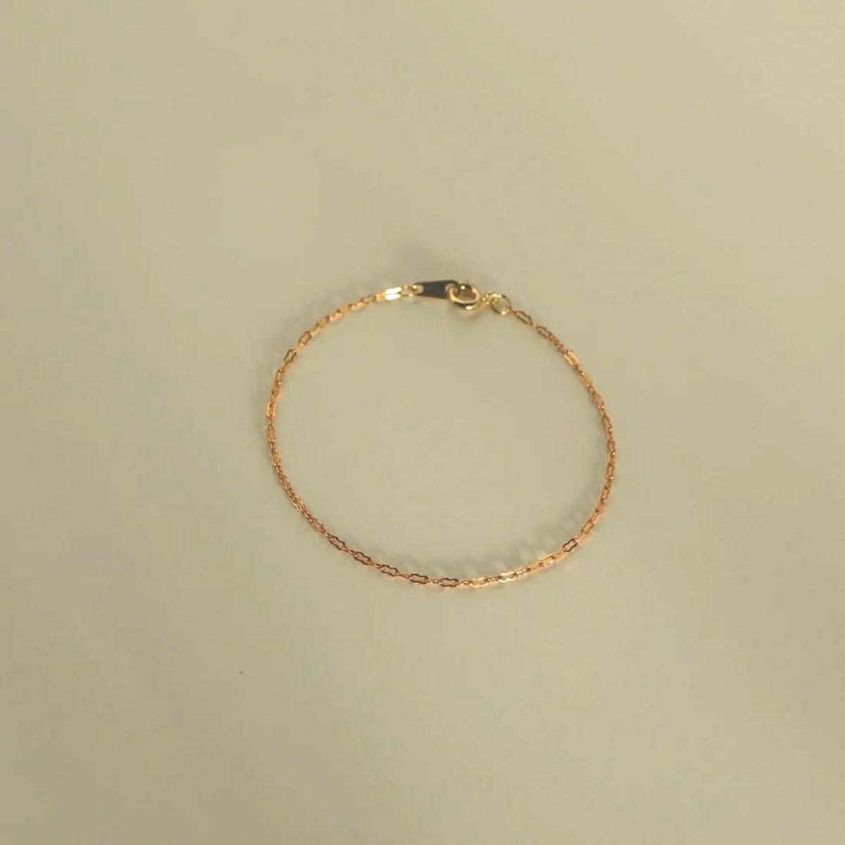 【ふるさと納税】[Cherieオリジナルブレスレット]legumes bracelet / 14kgf 23000円