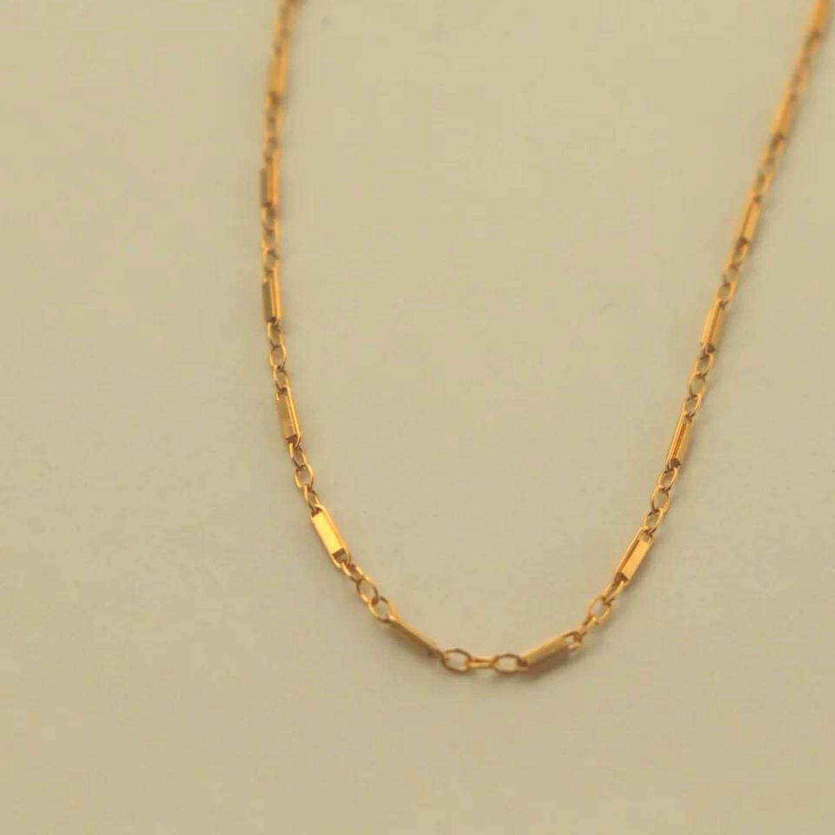 【ふるさと納税】[Cherieオリジナルネックレス]plano necklace / 14kgf 43000円