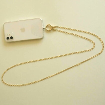 [Cherieオリジナルスマートフォンショルダー] smartphone shoulder - perch - / gold 13000円