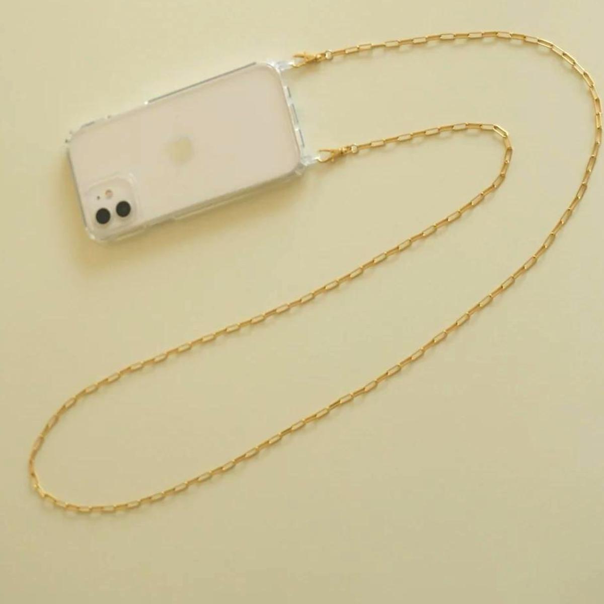 [Cherieオリジナルスマートフォンショルダー] smartphone shoulder - shine - / gold 14000円