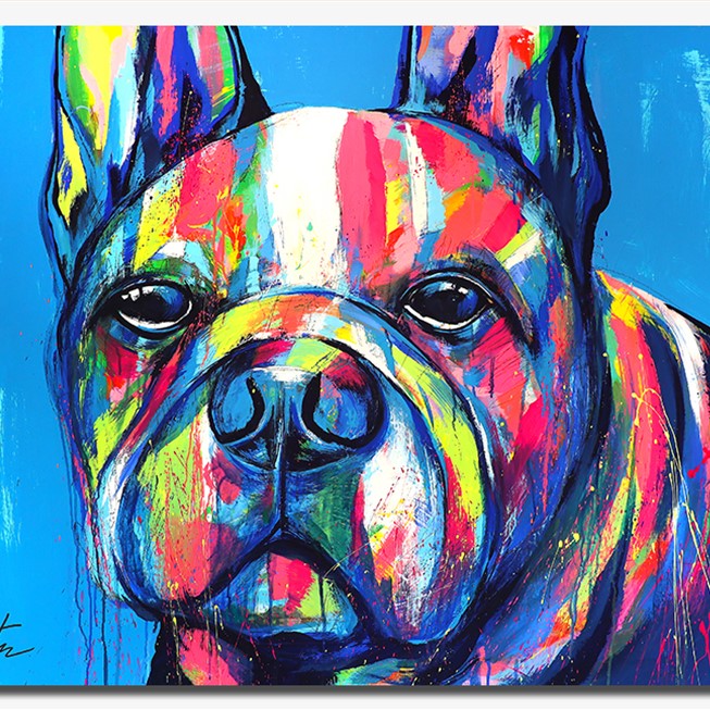 【ふるさと納税】愛犬アート F30号 EIJI TAMURA DOG ART【フルオーダーメイド絵画】　500000 円50万円 五十万円