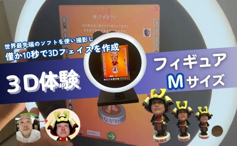 【ふるさと納税】体験 東京 3D体験 フィギュア Mサイズ 体験後10日前後で発送 体験型 返礼品 子供 大人 人 写真 置物 インテリア 雑貨 日用品 変わり種 チケット 券 体験チケット ギフト プレゼント 贈答 旅行 東京都 豊島区 2