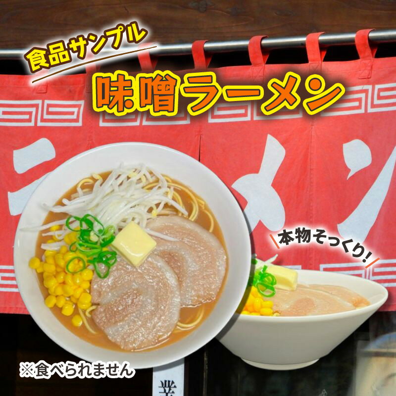 1位! 口コミ数「0件」評価「0」食品サンプル　味噌ラーメン　【豊島区】