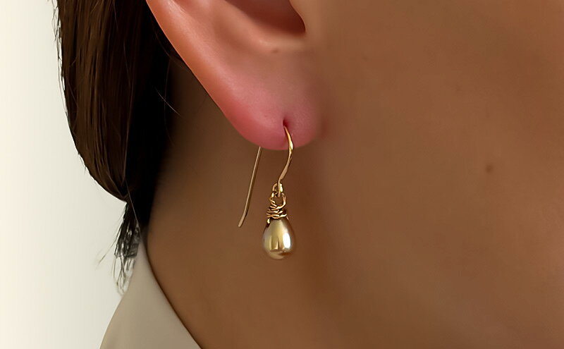 【ふるさと納税】ブラウンゴールドパール2点セット アクセサリー レディースアクセサリー ジュエリー パール 真珠 おしゃれ ギフト プレゼント 豊島区 東京