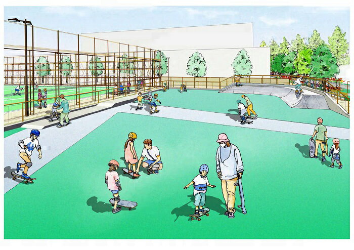 【ふるさと納税】区内初のスケートボード広場！石神井松の風文化公園を応援！（返礼品はありません） f131202-nerima-10000023 東京都練馬区 サンプル画像3