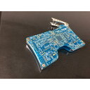 【ふるさと納税】リアルなプリント基板を使用したオリジナルカードケース 「NA」design KIBAN CARD CASE(青)