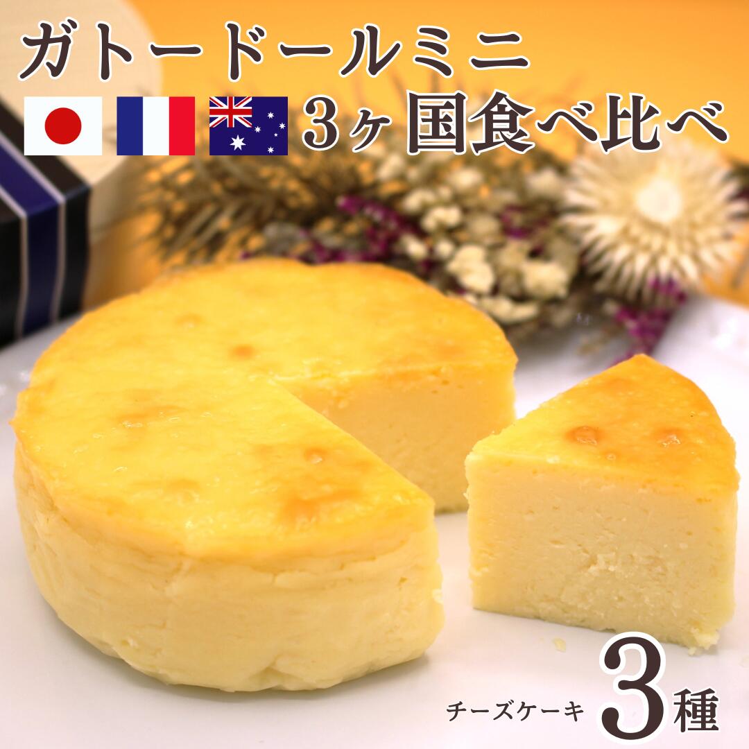 【ふるさと納税】チーズケーキ チーズ王国 3個 食べ比べ ギフト 冷蔵