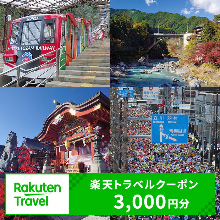【ふるさと納税】【東京都青梅市】対象施設で使える 楽天トラベルクーポン 寄付額10,000円（3,000円ク..