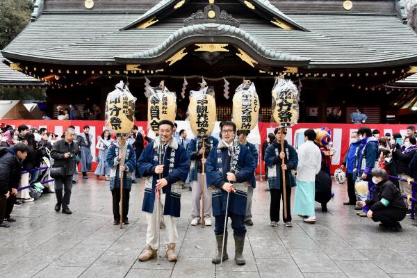 【ふるさと納税】2026年2月3日　府中市 令和8年大國魂神社節分祭　豆まき式参加券　第1回（先着5名）、第2回（先着5名）【神社・節分・豆まき・体験型】