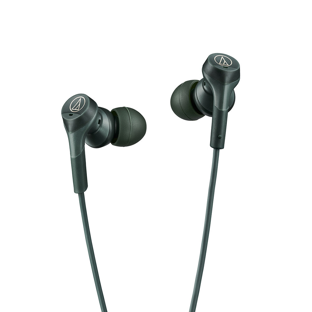 【ふるさと納税】オーディオテクニカ ノイズキャンセリングUSB Type-C用イヤホン ATH-CKS330NC GR