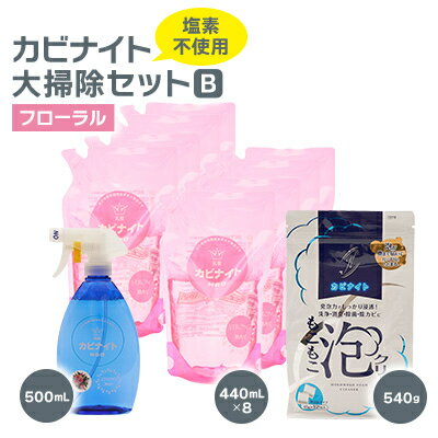 カビナイト大掃除Bセット(フローラル)