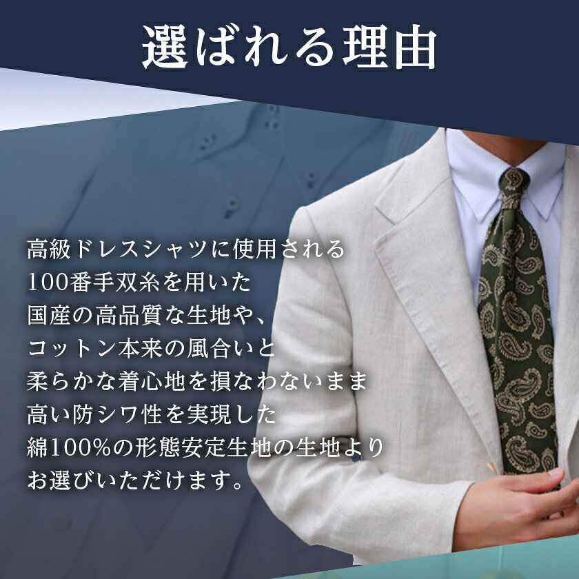 【ふるさと納税】オーダーシャツお仕立て券　形態安定機能性生地/国産生地使用　1万5千円分/3万円分【G1572794】