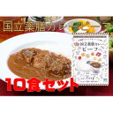 【ふるさと納税】30種のスパイスを使用した国立薬膳カレービーフ 200g×10食セット 小麦粉・ラード不使用【1583824】