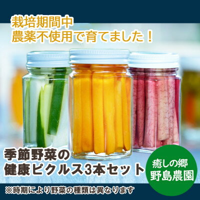 7位! 口コミ数「0件」評価「0」【東京都東久留米市】季節の野菜を詰め込んだ健康ピクルス 150g×3本【1461149】