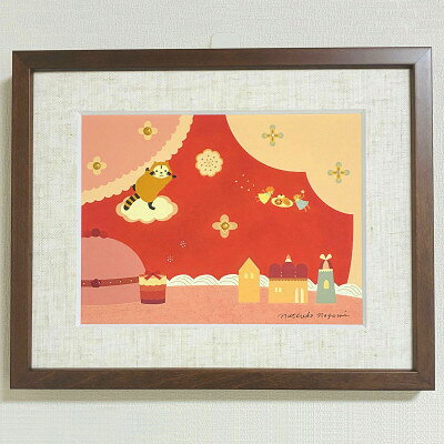 あらいぐまラスカル アートプリントDECO 【ラズベリー】【1780375】