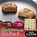 【ふるさと納税】森っこサンちゃん ミルクとくるみまんじゅう(20個入)【お茶ぞっぺの中島屋(あきる野の匠)】【1507780】