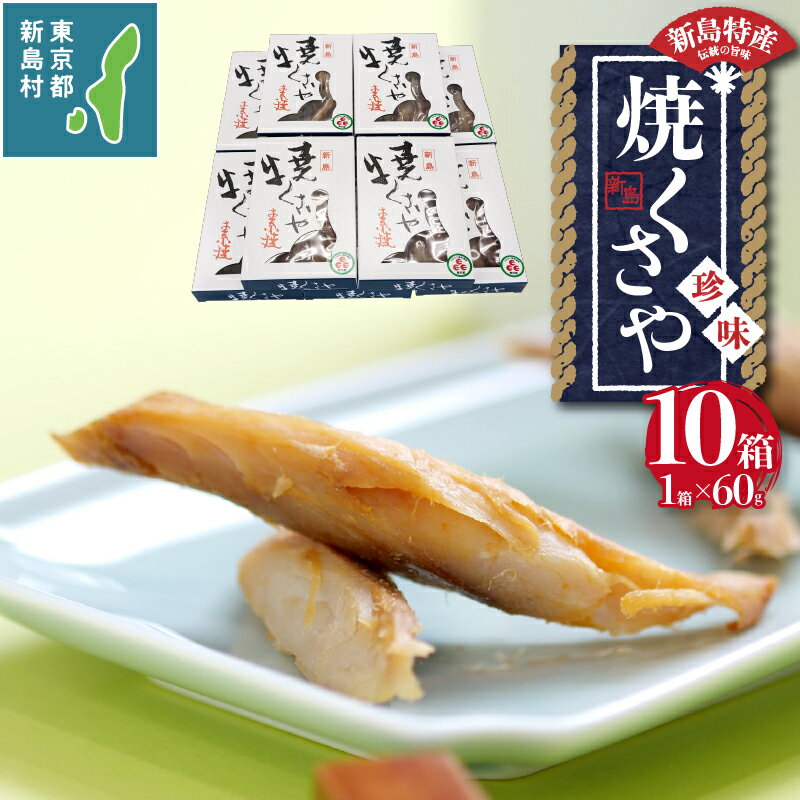 【ふるさと納税】 干物 ひもの くさや セット つまみ 酒の肴 新島くさや 焼くさや60g×10箱セット