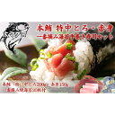 【ふるさと納税】本鮪特中とろ・特赤身と一番摘み海苔で楽しむ手巻き寿司セット03-05【複数個口で配送】【配送不可地域:離島】【4012455】