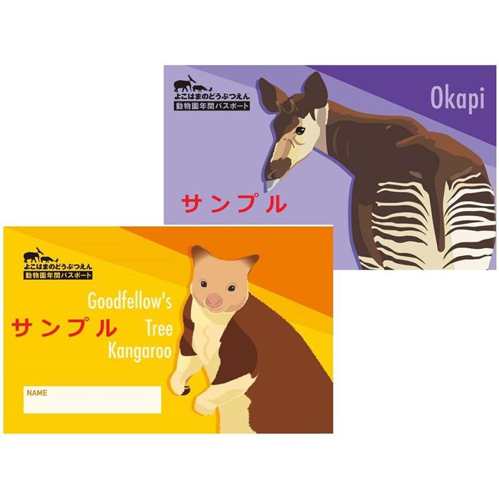 [動物園応援メニュー専用]横浜市立動物園 年間パスポート1枚(ふるさと納税限定デザイン)