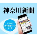 【ふるさと納税】神奈川新聞 「カナロコ読み放題コース」(3ヵ月) | 雑貨 日用品 購読 人気 おすすめ 送料無料