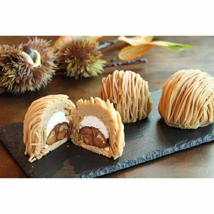 【ふるさと納税】川崎日航ホテル「中山栗のモンブラン（4個入り）」のサムネイル