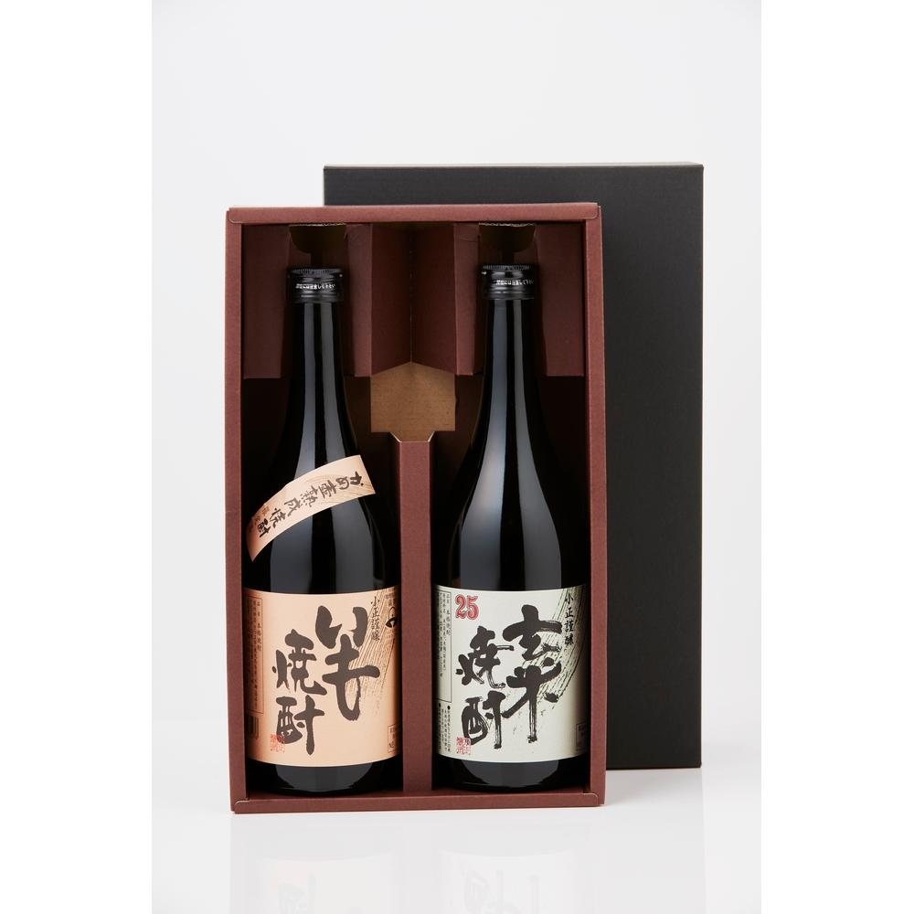 【ふるさと納税】小正醸造 特製 玄米焼酎 25% & 謹醸 いも焼酎 25% 本格焼酎 720ml x 2本セット 発売元 株式会社片山 | お酒 さけ 人気 ...