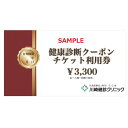 神奈川県川崎市で買える「【ふるさと納税】川崎健診クリニック 健康診断クーポンチケット3,300円分 | 券 人気 おすすめ 送料無料」の画像です。価格は11,000円になります。