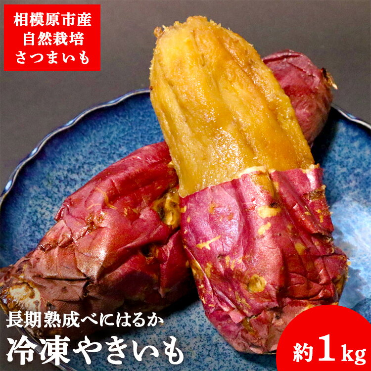 自然栽培 長期熟成べにはるか使用[皮までおいしい冷凍やきいも]約1kg※2024年3月上旬〜7月上旬頃に順次発送予定