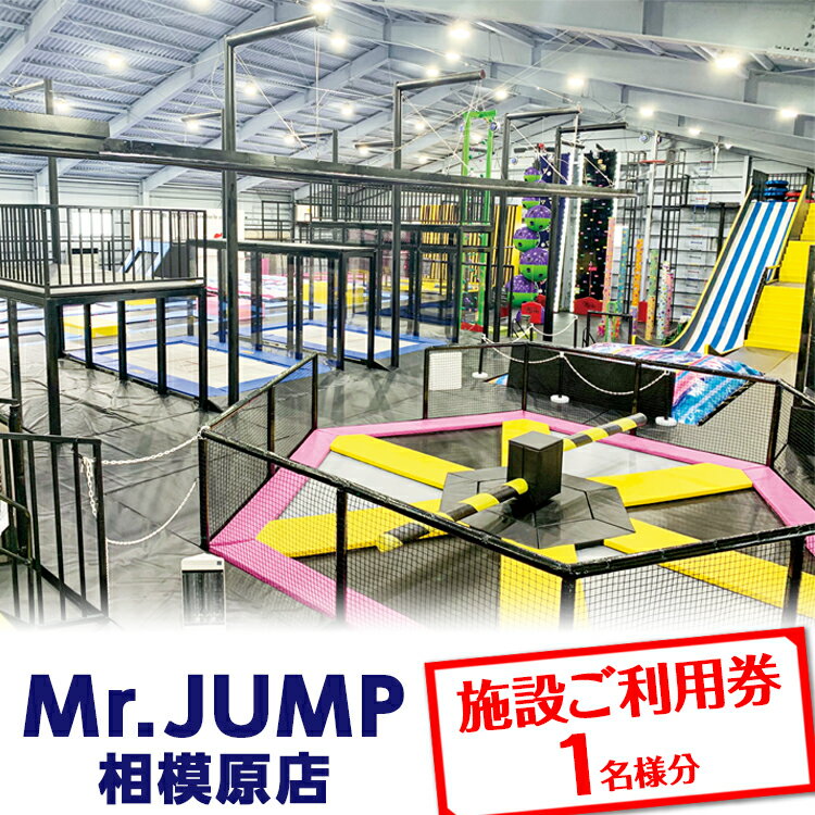 【ふるさと納税】Mr.JUMP相模原店　施設ご利用券1名様分 |トランポリン アトラクション チケット アクティビティ 遊び スポーツ 利用券