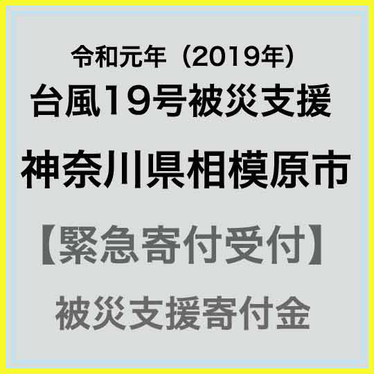 【ふるさと納税】【令和元年 台風19号災害支援緊急寄附受付】神奈川県相模原市災害応援寄附金（返礼品はありません）