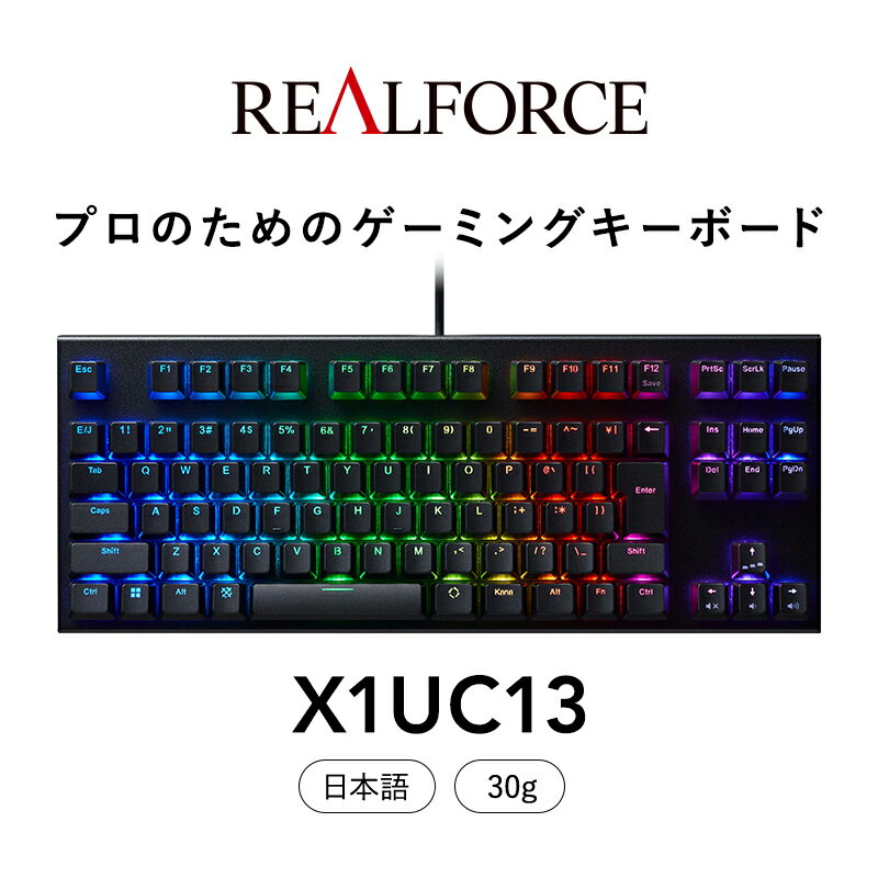 【ふるさと納税】東プレ REALFORCE GX1 日本語配