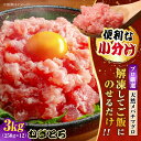 【ふるさと納税】まぐろ ねぎとろ 約3kg(約250g×12パック)プロ 厳選 小分け【横須賀商工会議所 おもてなしギフト事務局(本まぐろ直売所)】 目鉢まぐろ...