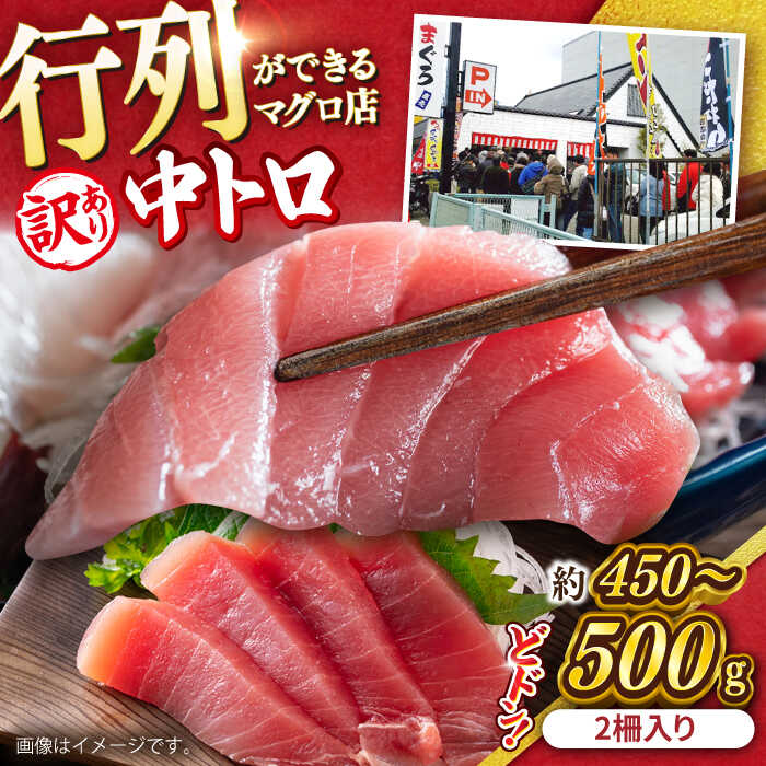 【ふるさと納税】【訳あり】天然 まぐろ 中トロ メバチ （約450〜500g（2柵入り））鮪 マグロ まぐろ 魚 刺身 中とろ さしみ 横須賀 【横須賀商工会議所 おもてなしギフト事務局（本まぐろ直売所）】[AKAK090]