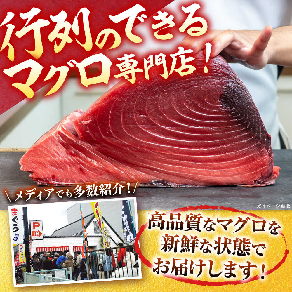 【ふるさと納税】天然 本まぐろ 赤身 計約400g （2柵入り）【横須賀商工会議所 おもてなしギフト事務局（本まぐろ直売所 横須賀本店）】[AKAK097]