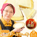 【ふるさと納税】みっちゃんの手作りチーズケーキ ホール3個 チーズケーキ チーズ ケーキ デザート 記念日 手作り 専門店 専門 【横須賀商工会議所 おもてなし...