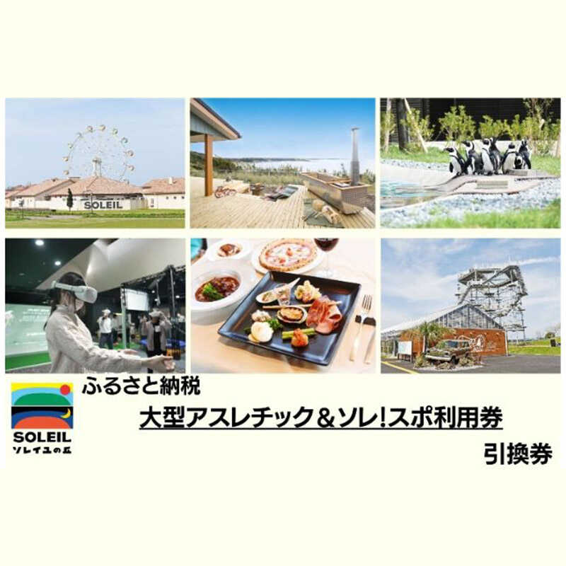 【ふるさと納税】ソレイユの丘 大型アスレチック ・ ソレ！スポ利用券【株式会社日比谷花壇】[AKBO004]