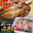 【ふるさと納税】【訳あり】漁師町佐島 真アジの開き 約2.8kg(40枚前後)セット 干物 ひもの 鯵 真鯵 アジの開き あじの開き アジ 真..