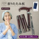 【ふるさと納税】【背の低い方用】折りたたみ 伸縮杖 パナステッキ オールカーボン 超軽量 コンパクト ダークワイン【横須賀商工会議所 おもてなしギフト事務局(有...