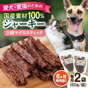【ふるさと納税】【全6回定期便】三崎マグロスティック ジャーキー(60g×2袋) ペット 愛犬 愛猫 おやつ ご褒美 ごはん 猫 犬 てづくり 国産 ドッグフー...