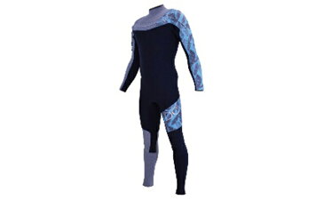 【ふるさと納税】ウエットスーツ CZ-1AM BK×SBK×LBL size/177-R c-cwt 【雑貨・日用品・スポーツ用品・マリンスポーツ】