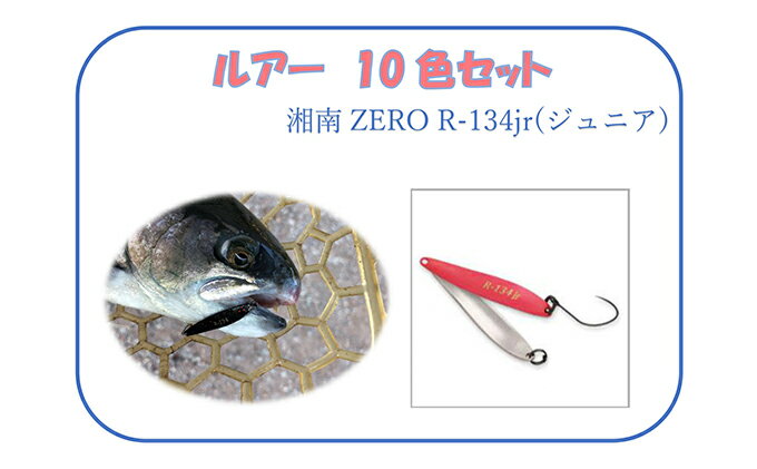 【ふるさと納税】【湘南ZERO】ルアー R-134jr　10色セット　【 釣り用品 魚釣り フィッシング 趣味 10個 】